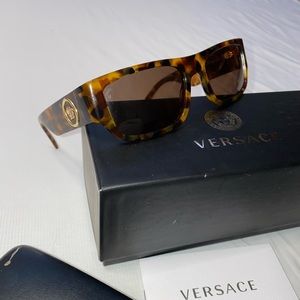 Versace Tortoise Sunglasses